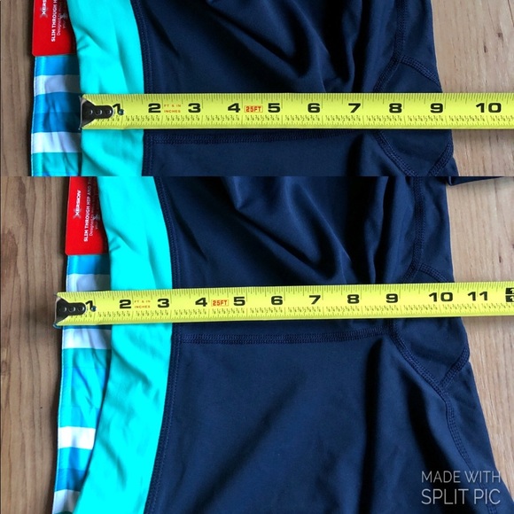 NEW XERSION Capri Legging Pants Small Navy Workout - Picture 10 of 14